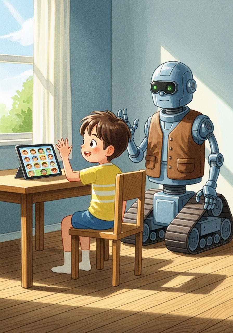 世界中の友達と仲良くなるゆうきくん